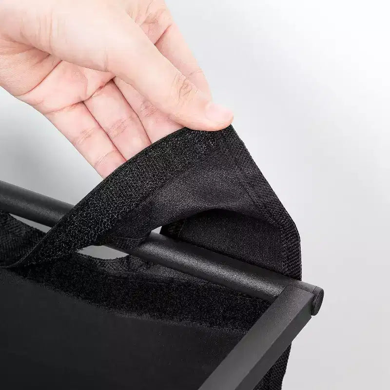 ACOINEL Sorter Lavanderia a 3 Sezioni, Cesto Portabiancheria Rotante da 311,5 Galloni (43,4L) con Ruote, Greige e Nero per Lavanderia Bagno Camera da Letto