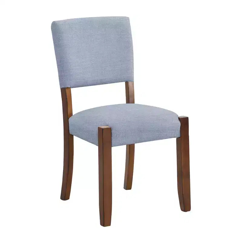Set da pranzo di 5 pezzi con tavolo in finto marmo da 46 pollici e 4 sedie imbottite, gambe in legno di gomma, per sala da pranzo