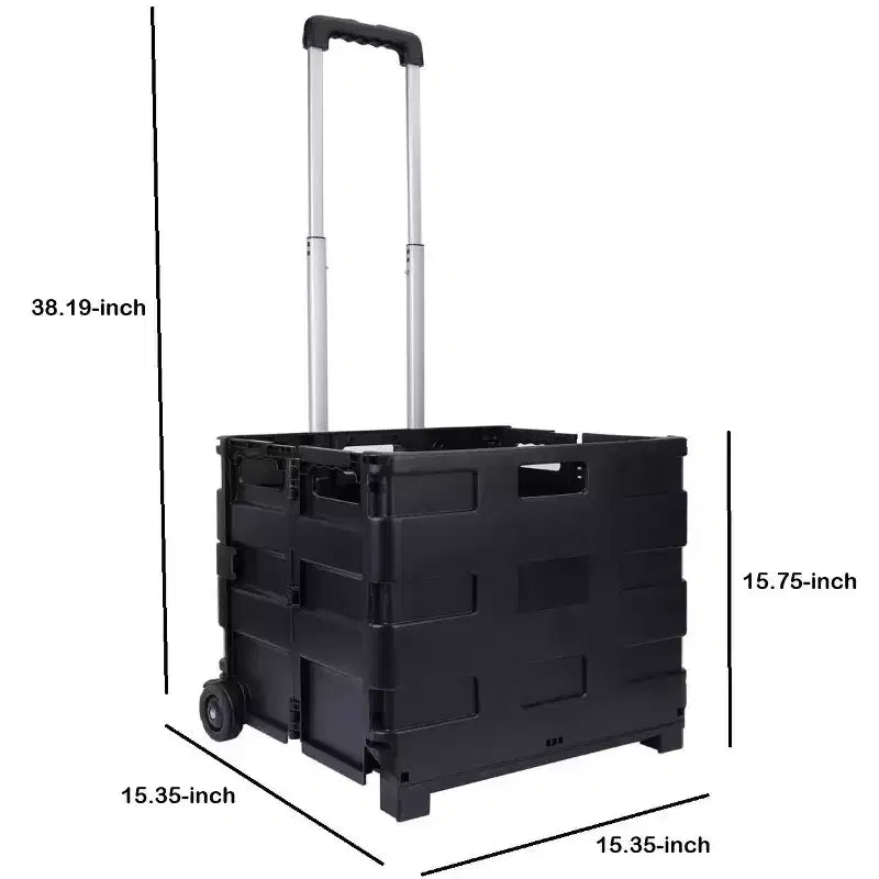 Carrello da Ufficio Elevon Carrello Mobile Cesto Contenitore con Ruote e Maniglia