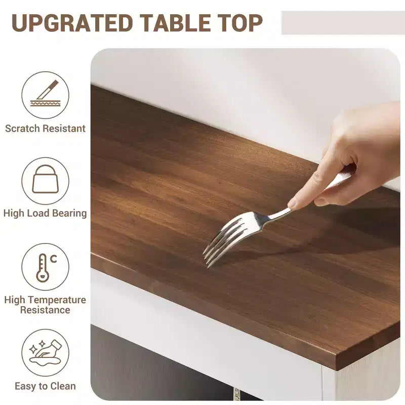COZONY Armadietto Alto Dispensa 180cm con Ante in Vetro, Mobile Dispensa da Cucina con Credenza per Sala da Pranzo e Soggiorno