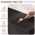 COZONY Armadietto Alto Dispensa 180cm con Ante in Vetro, Mobile Dispensa da Cucina con Credenza per Sala da Pranzo e Soggiorno