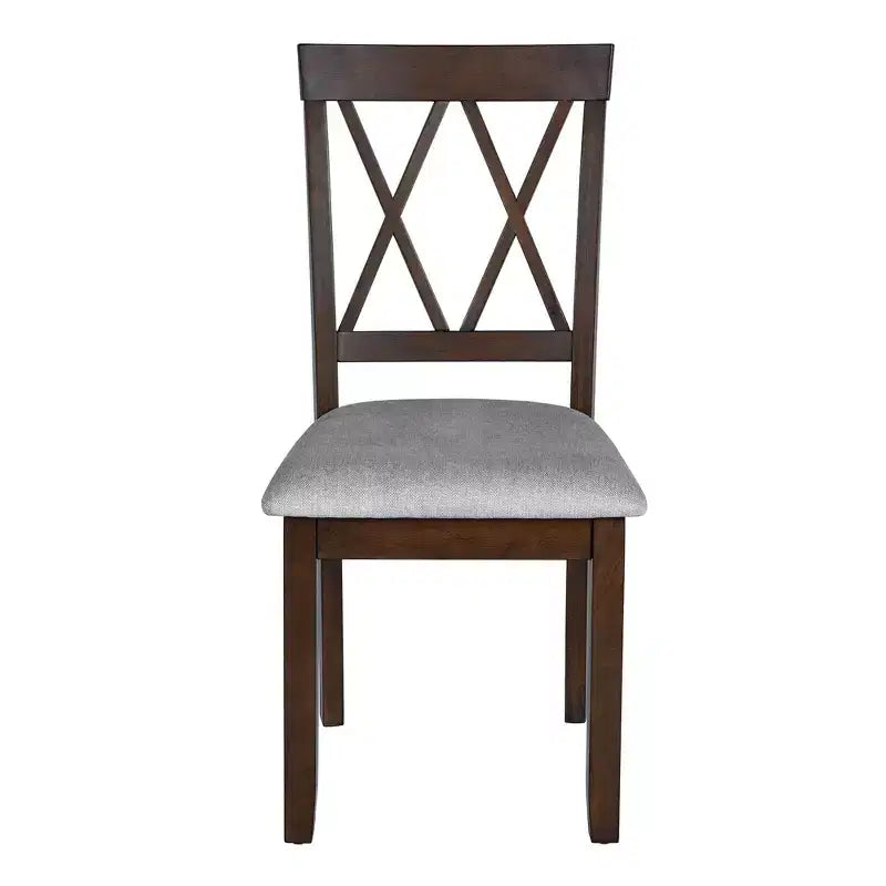 Set tavolo da pranzo allungabile con 2 sedie imbottite, perfetto per aree compatte, dimensioni da 70,8x74,9 cm a 116x74,9 cm