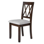 Set tavolo da pranzo allungabile con 2 sedie imbottite, perfetto per aree compatte, dimensioni da 70,8x74,9 cm a 116x74,9 cm