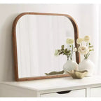 Specchio ad arco con cornice in legno Kate and Laurel Winn