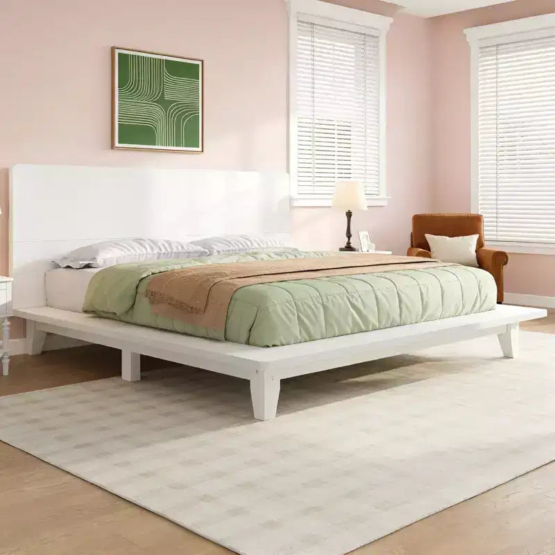 Struttura letto moderna Luxystar Queen Size con testiera