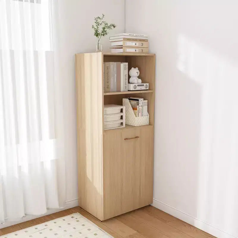 Scrivania allungabile con mensole portaoggetti e rotelle, design pieghevole per piccoli spazi e uffici (Burlywood)