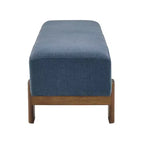 Christopher Knight Home Panca imbottita Blinny 54.75W con gambe in legno di gomma