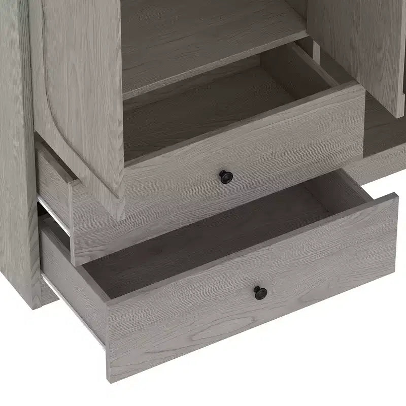 Armadio multifunzionale in legno GDFStudio Phyllis con scrivania trasformabile