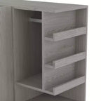 Armadio multifunzionale in legno GDFStudio Phyllis con scrivania trasformabile