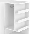 Armadio multifunzionale in legno GDFStudio Phyllis con scrivania trasformabile