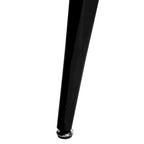 Consolle con ripiano in legno marrone/nero, stile metà secolo, 1 persona