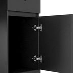 Scrivania Moderna per Computer con Porte di Ricarica e Scomparti Richiudibili per l'Ufficio Domestico o Spazi di Lavoro Compatti