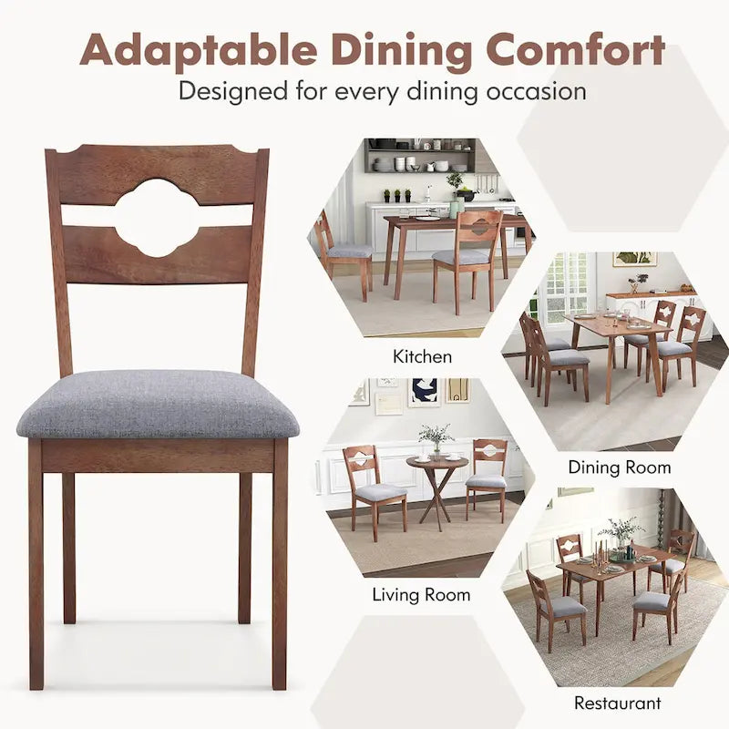 Set di 4 sedie da pranzo