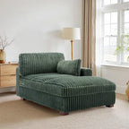 Chaise longue imbottita in peluche