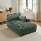 Chaise longue imbottita in peluche