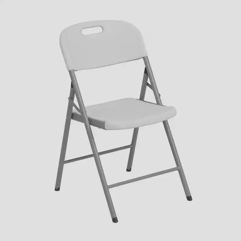 Sedie Pieghevoli Techni Home, Confezione da 4, Bianco Granito