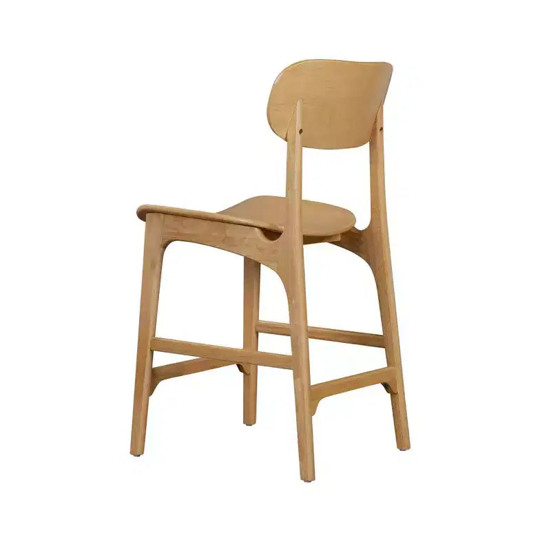 Sgabello da bar Boraam Solvang in legno, altezza da bancone, colore naturale