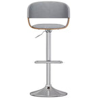 Sgabello da bar girevole regolabile Calinda grigio pietra - WyndenHall