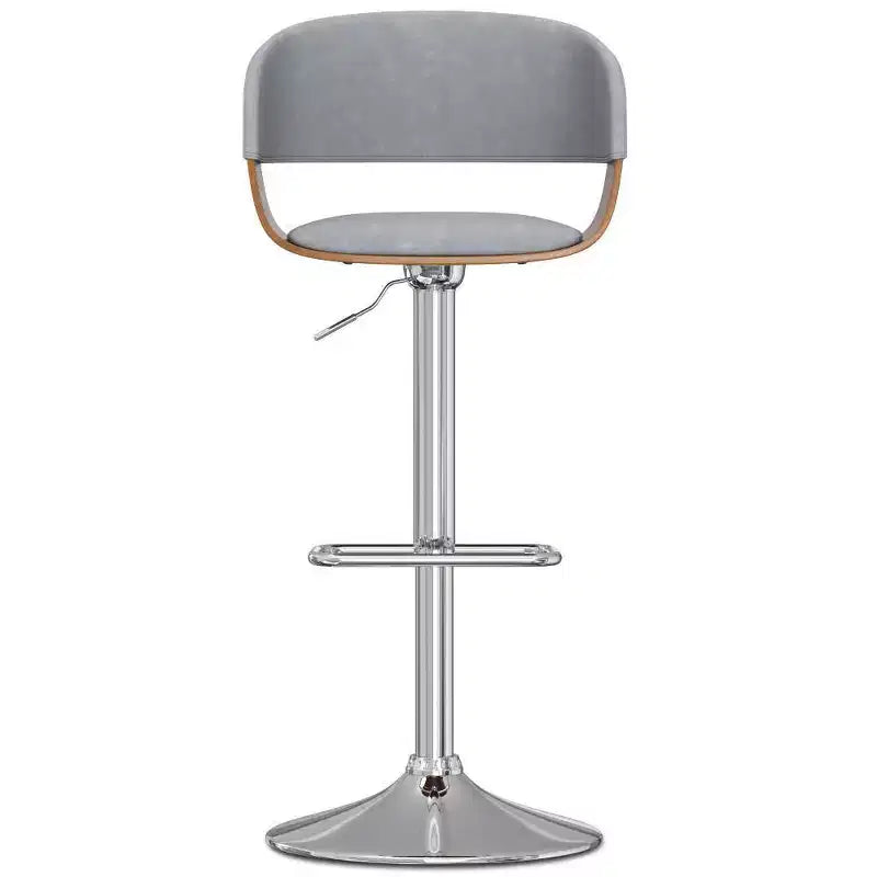 Sgabello da bar girevole regolabile Calinda grigio pietra - WyndenHall