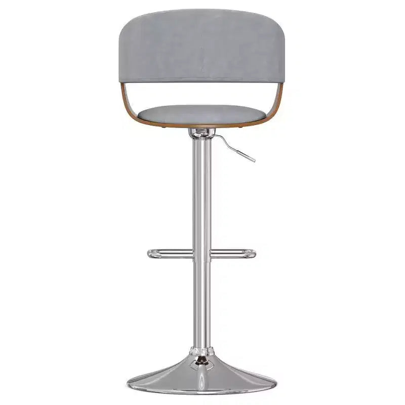 Sgabello da bar girevole regolabile Calinda grigio pietra - WyndenHall