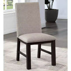 24/7 Shop At Home: Upholstered Dining Chairs with Foam Cushion & Wood Frame, Set of 2