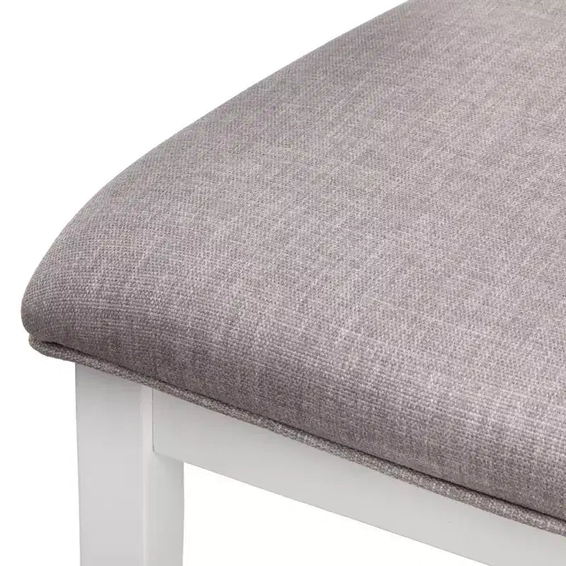 Lifestorey Set di 2 Sedie da Pranzo Contemporanee Diamond Bianco/Grigio