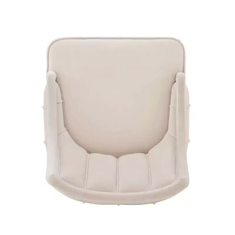 Set di 2 sedie da pranzo Eda moderne imbottite in velluto color crema - Manhattan Comfort