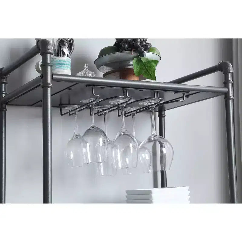 Cantinetta Brantley 26" con finitura Quercia Antica e Grigio Sabbia - Acme Furniture