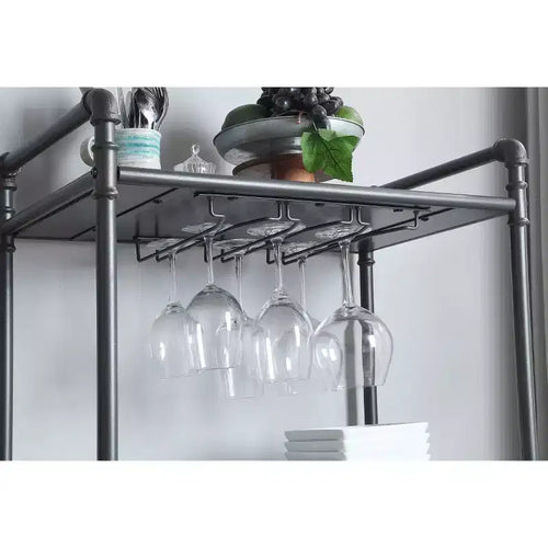 Cantinetta Brantley 26" con finitura Quercia Antica e Grigio Sabbia - Acme Furniture