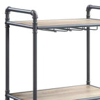 Cantinetta Brantley 26" con finitura Quercia Antica e Grigio Sabbia - Acme Furniture