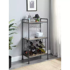 Cantinetta Brantley 26" con finitura Quercia Antica e Grigio Sabbia - Acme Furniture