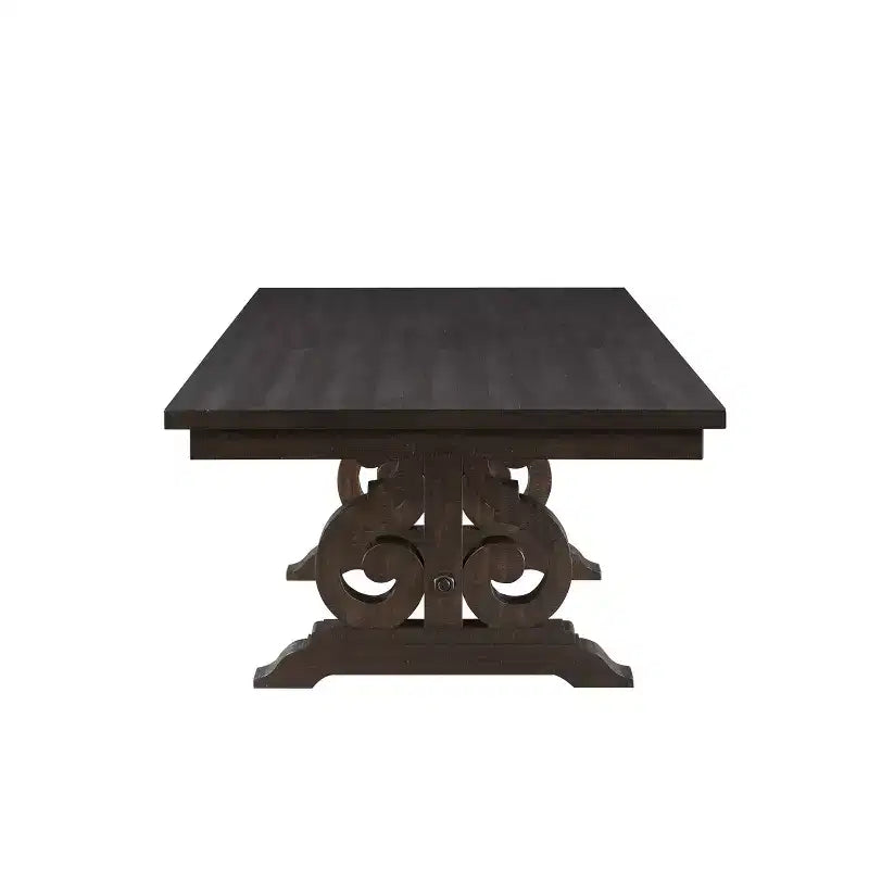 Tavolo da pranzo Maisha da 104 pollici con finitura noce rustico - Acme Furniture