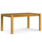Tavolo da pranzo rettangolare Saige WyndenHall, impiallacciatura rovere: Legno massello, 6 posti, gambe dritte