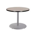 Hampden Furnishings 30" Bennet Collection Round Dining Table Gray/Gray Nebula