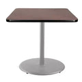 Hampden Furnishings 36" Bennet Collection Square Dining Table Gray/Mahogany