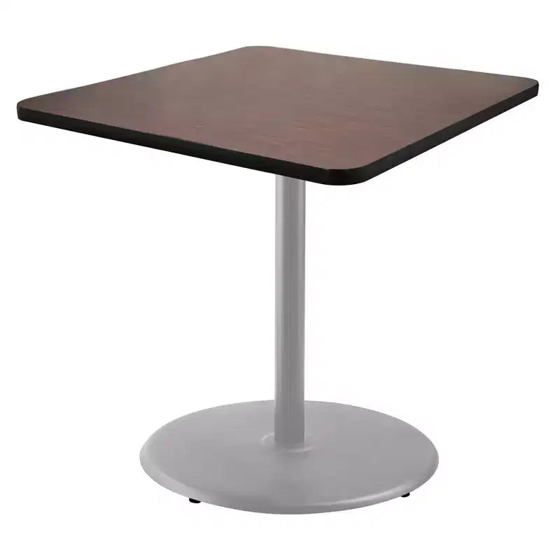 Tavolo da pranzo quadrato Hampden Furnishings, collezione Bennet, 91 cm, grigio/mogano