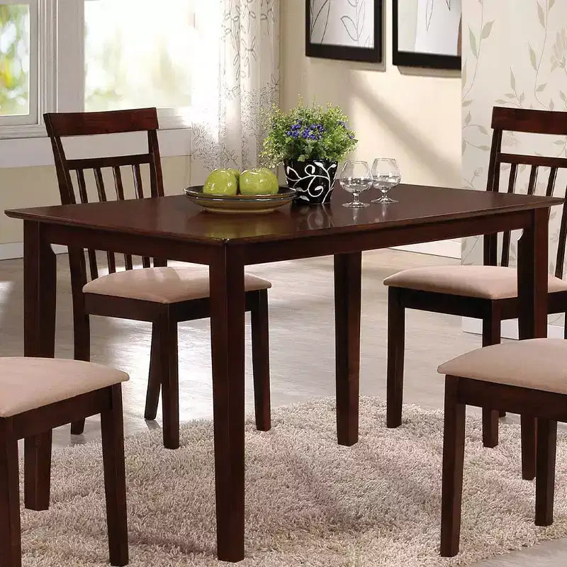 Samuel Tavoli da pranzo 47" Espresso e microfibra - Acme Furniture