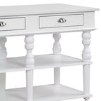 Isola Cucina Rorratt Acme Furniture Top in Marmo/Finitura Bianca