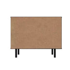 Madia Liam Mid-Century Modern Manhattan Comfort a 4 ripiani, Nera/Naturale