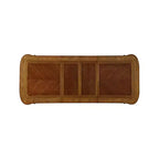 Tavolo da pranzo Picardy 300 cm Perla Antica/Rovere Ciliegio - Acme Furniture: Doppio piedistallo decorato, Posti a sedere 8