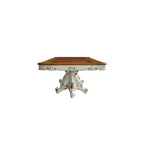 Tavolo da pranzo Picardy 300 cm Perla Antica/Rovere Ciliegio - Acme Furniture: Doppio piedistallo decorato, Posti a sedere 8