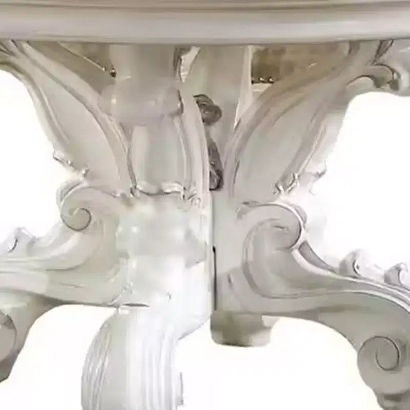 Tavolo da pranzo Versailles da 60" finitura PU Bianco Osso - Acme Furniture