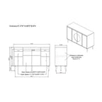 Andrew Madia da Buffet Mid-Century Modern Rovere Chiaro/Nero - miBasics