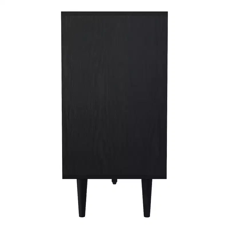 Andrew Madia da Buffet Mid-Century Modern Rovere Chiaro/Nero - miBasics