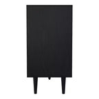 Andrew Madia da Buffet Mid-Century Modern Rovere Chiaro/Nero - miBasics