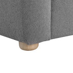 Divanetto Jade Boucle Grigio Lifestyle Solutions
