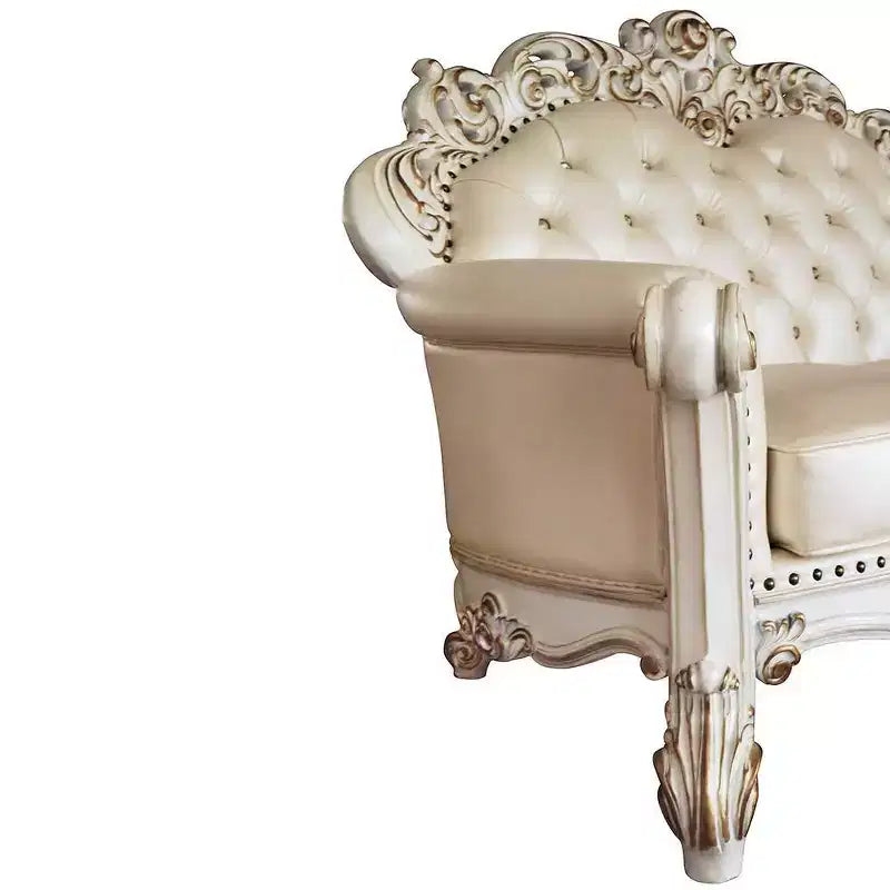Divani Vendome 70" Finitura color Champagne e Perla Antica - Acme Furniture