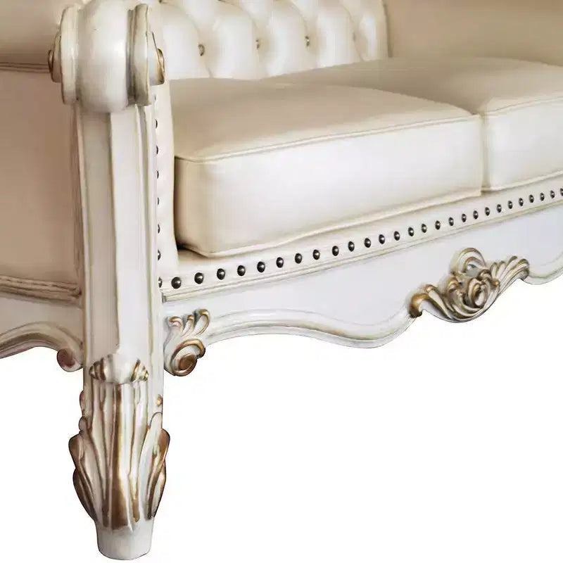 Divani Vendome 70" Finitura color Champagne e Perla Antica - Acme Furniture