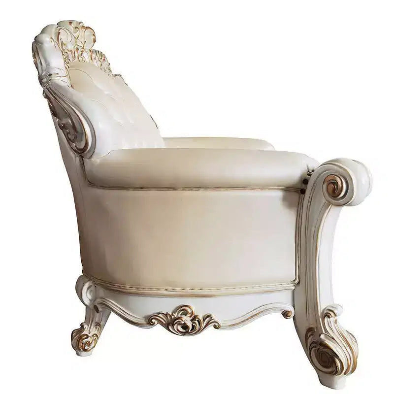 Divani Vendome 70" Finitura color Champagne e Perla Antica - Acme Furniture