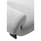 Manhattan Comfort Set di 2 Sedie Moderne Imbottite in Tessuto Bartow Avorio/Nero
